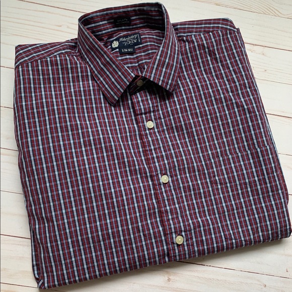 JCrew Mens Haberdashery shirt 97540 SZ  16-161/2 - Picture 2 of 7